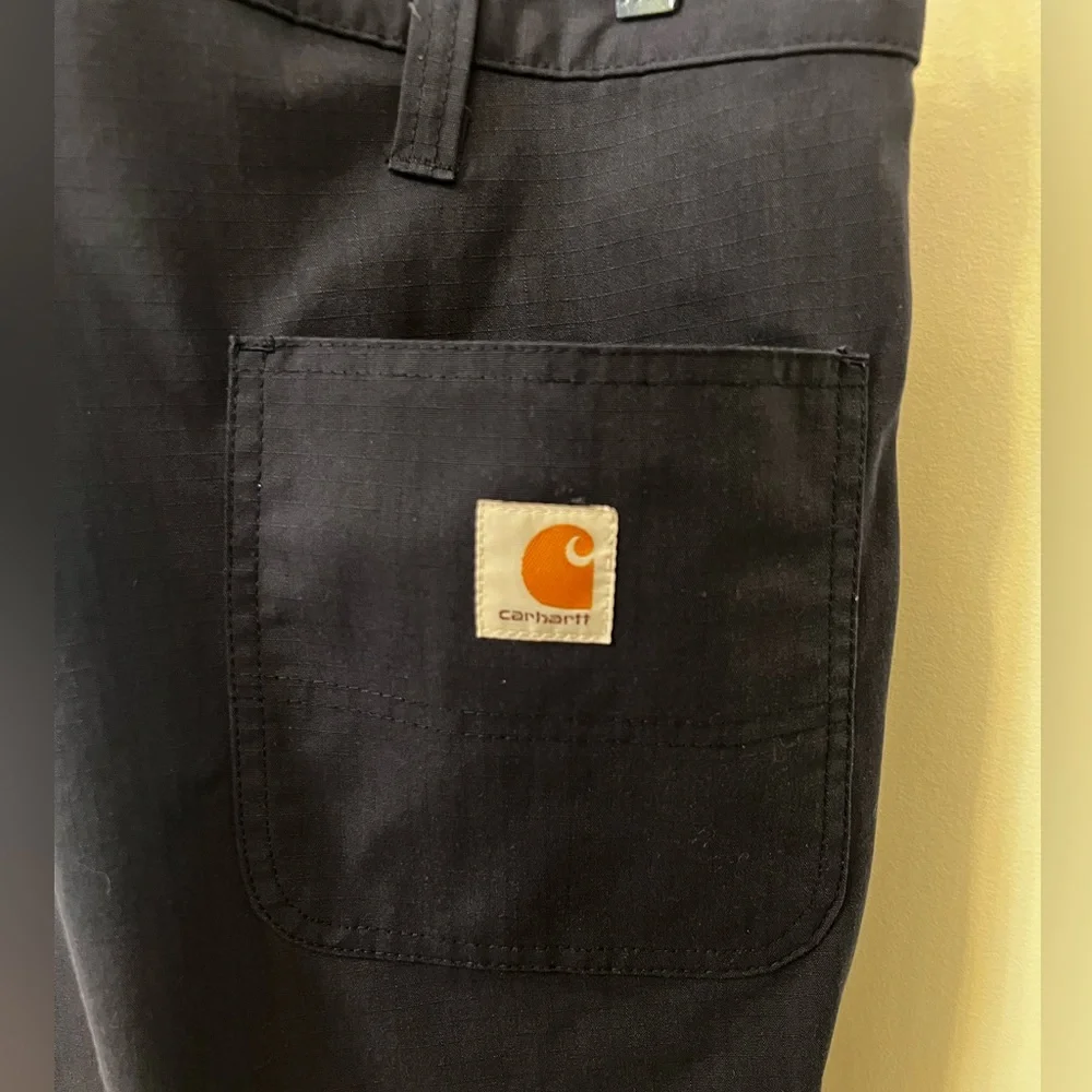Carhartt Men's Navy Relaxed Fit‎ Straight Leg Cotton-blend Pants - 40x32 38x32